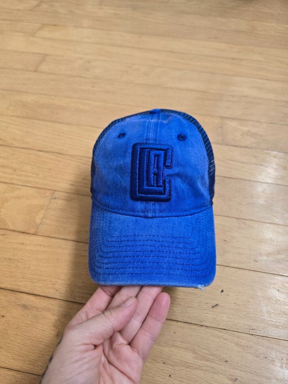 New Era | LA Clippers cobalt blue monochrome sporty snapback